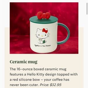 Starbucks x Hello Kitty 2025 Ceramic Cup